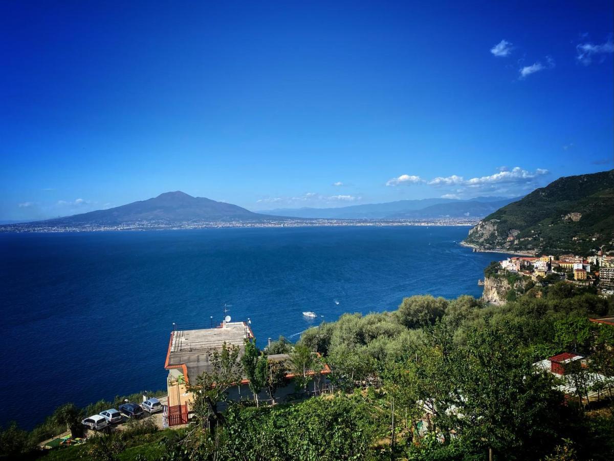 Vila La Badia Montechiaro - Breathtaking View Of Sorrento Coast Vico Equense Exteriér fotografie