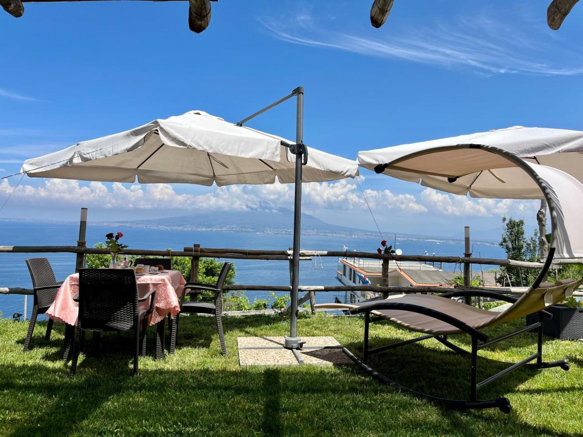 Vila La Badia Montechiaro - Breathtaking View Of Sorrento Coast Vico Equense Exteriér fotografie