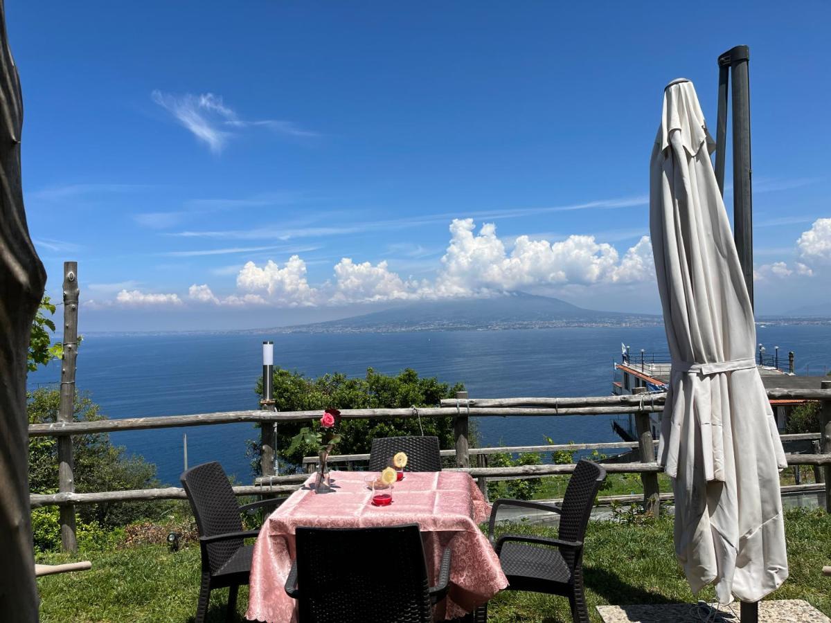 Vila La Badia Montechiaro - Breathtaking View Of Sorrento Coast Vico Equense Exteriér fotografie