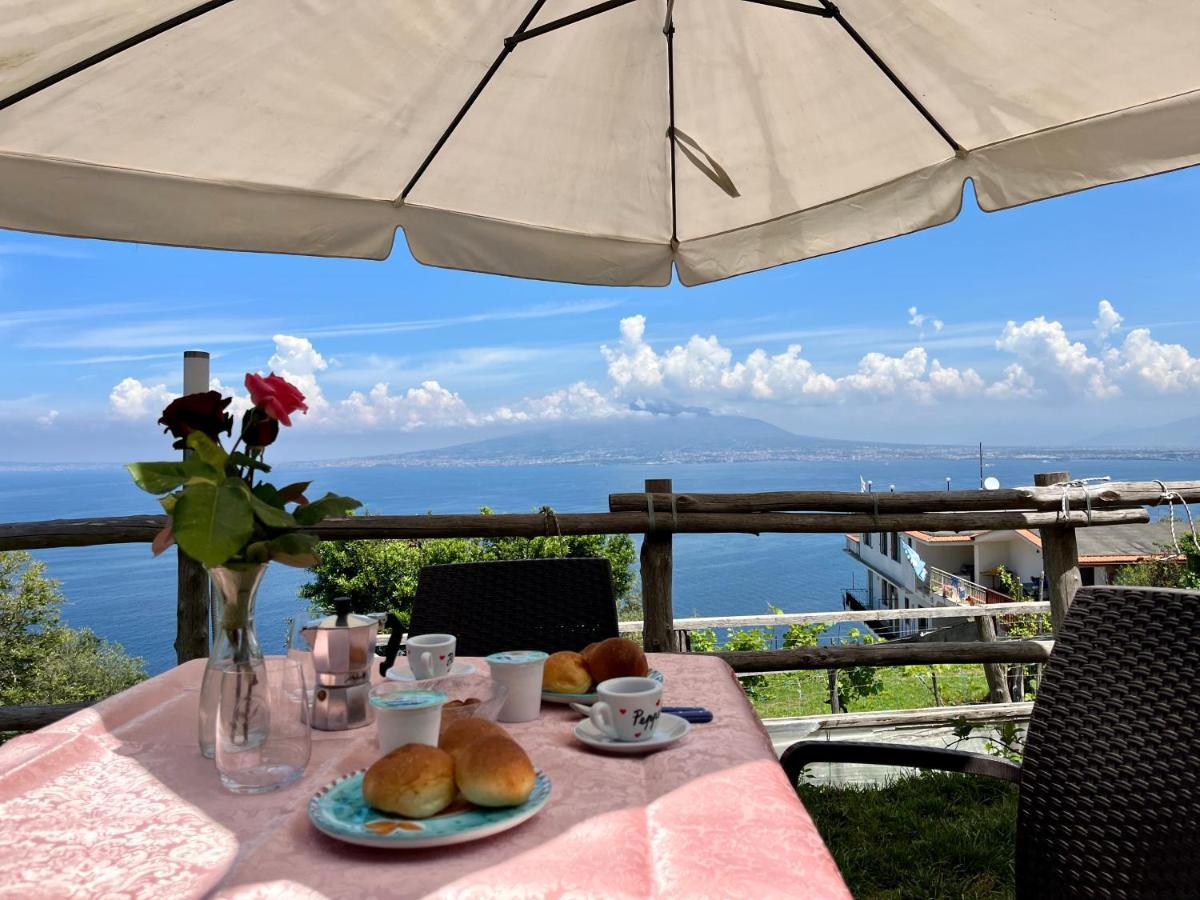Vila La Badia Montechiaro - Breathtaking View Of Sorrento Coast Vico Equense Exteriér fotografie