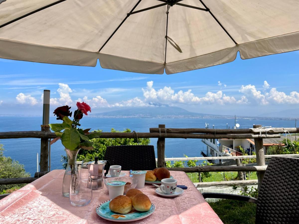 Vila La Badia Montechiaro - Breathtaking View Of Sorrento Coast Vico Equense Exteriér fotografie