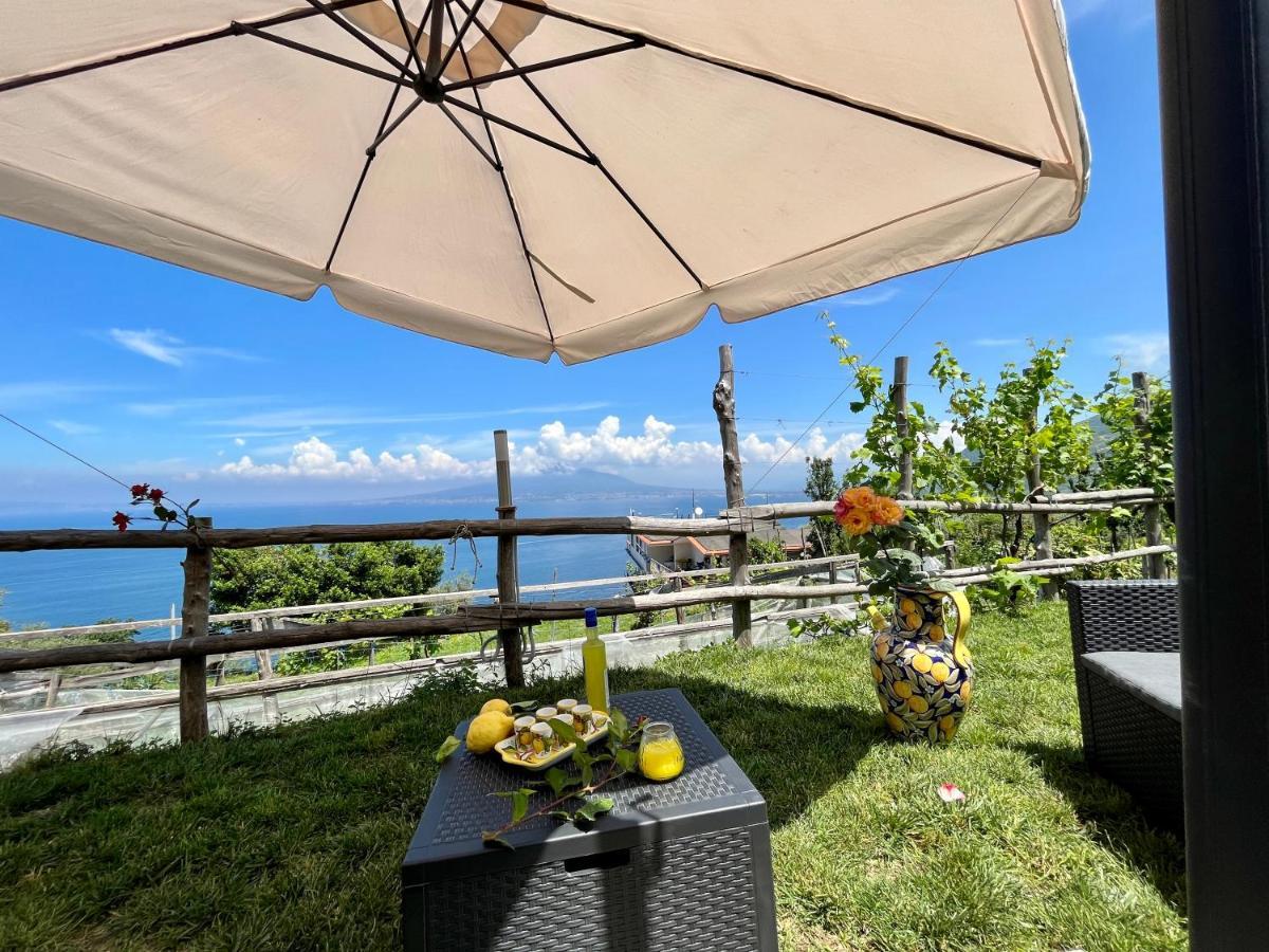 Vila La Badia Montechiaro - Breathtaking View Of Sorrento Coast Vico Equense Exteriér fotografie