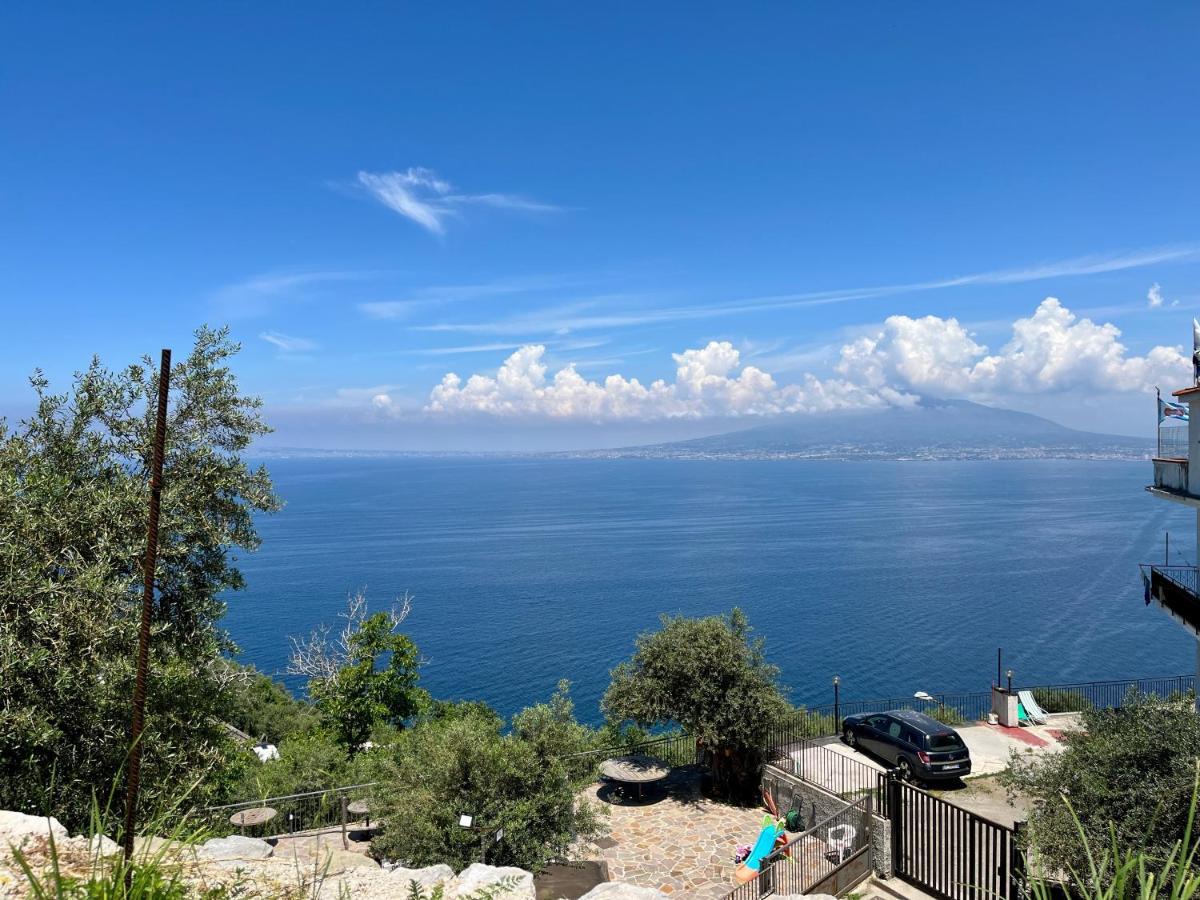 Vila La Badia Montechiaro - Breathtaking View Of Sorrento Coast Vico Equense Exteriér fotografie