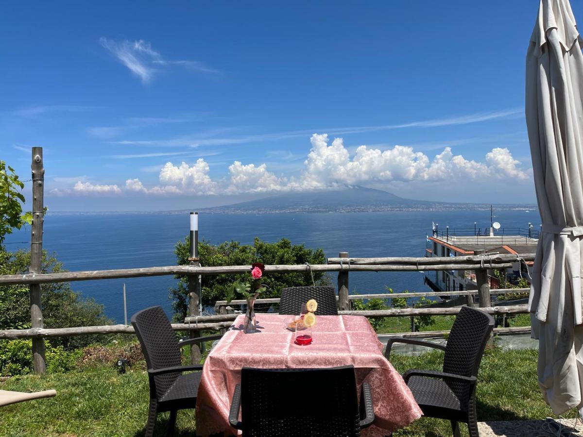 Vila La Badia Montechiaro - Breathtaking View Of Sorrento Coast Vico Equense Exteriér fotografie