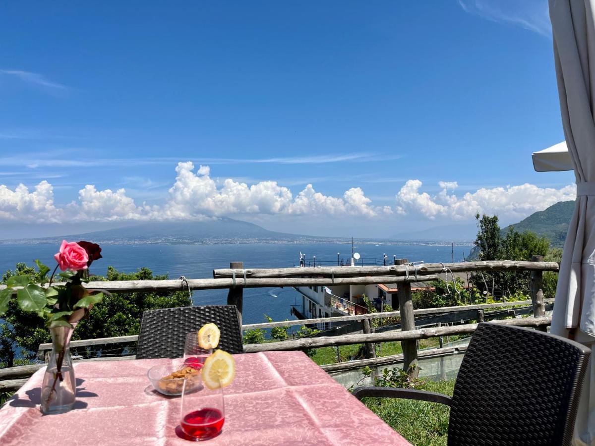 Vila La Badia Montechiaro - Breathtaking View Of Sorrento Coast Vico Equense Exteriér fotografie