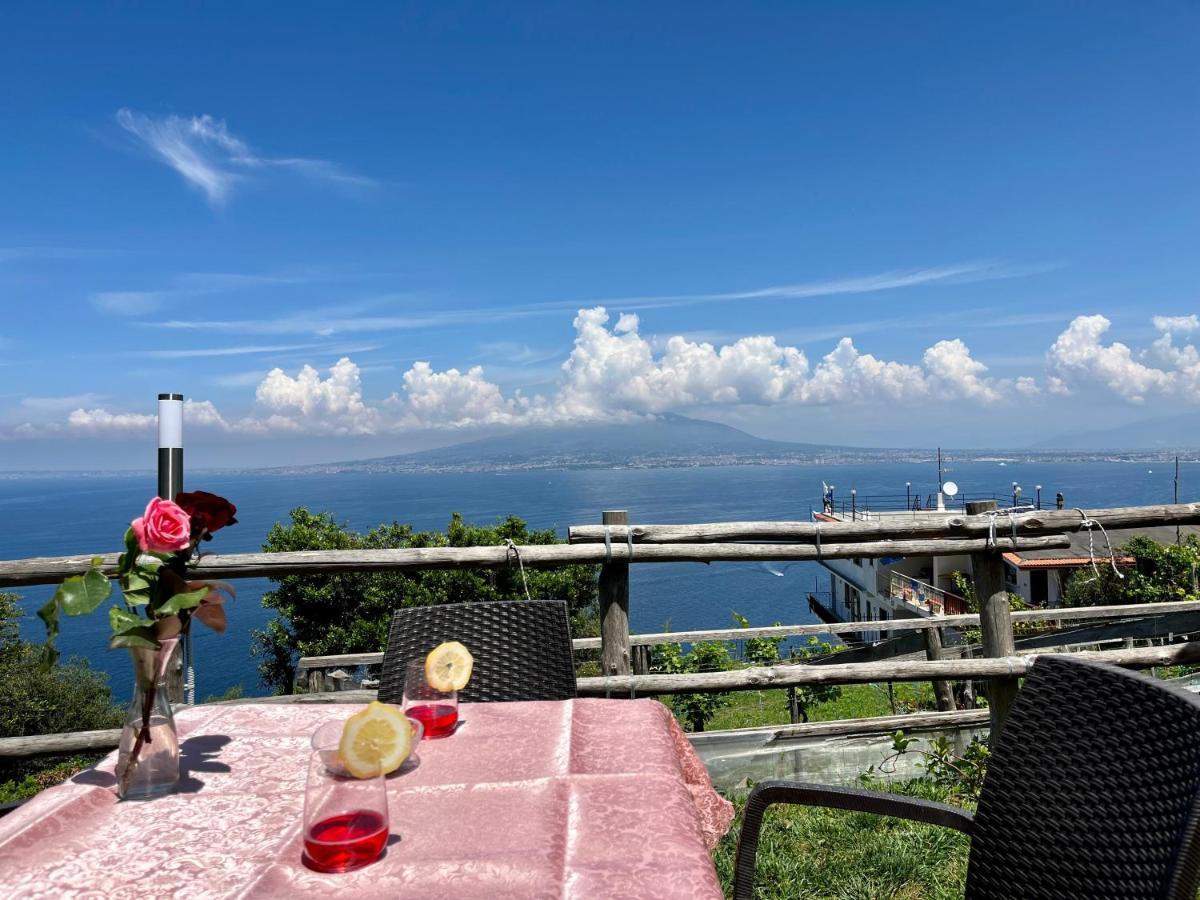 Vila La Badia Montechiaro - Breathtaking View Of Sorrento Coast Vico Equense Exteriér fotografie
