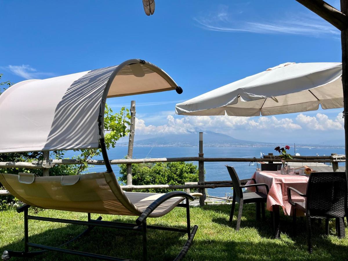 Vila La Badia Montechiaro - Breathtaking View Of Sorrento Coast Vico Equense Exteriér fotografie