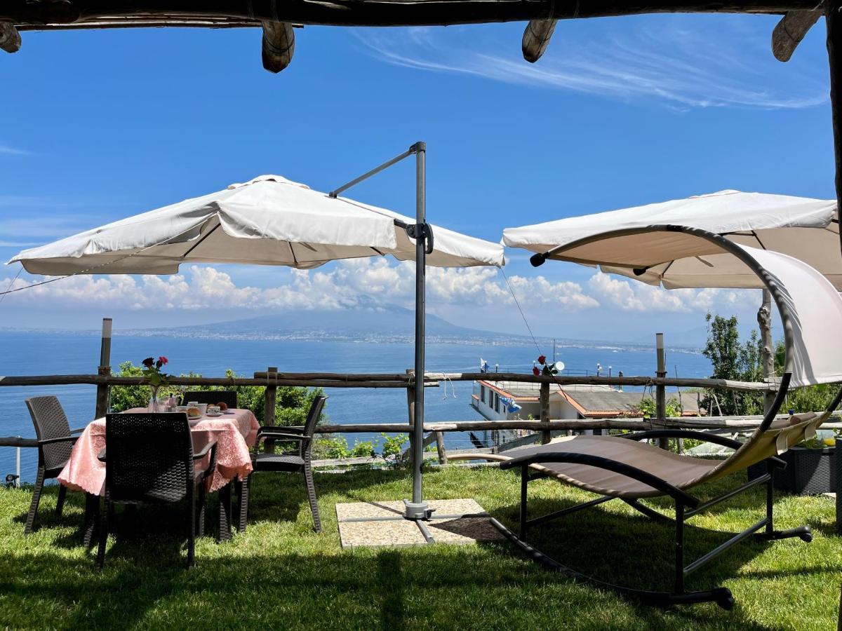 Vila La Badia Montechiaro - Breathtaking View Of Sorrento Coast Vico Equense Exteriér fotografie