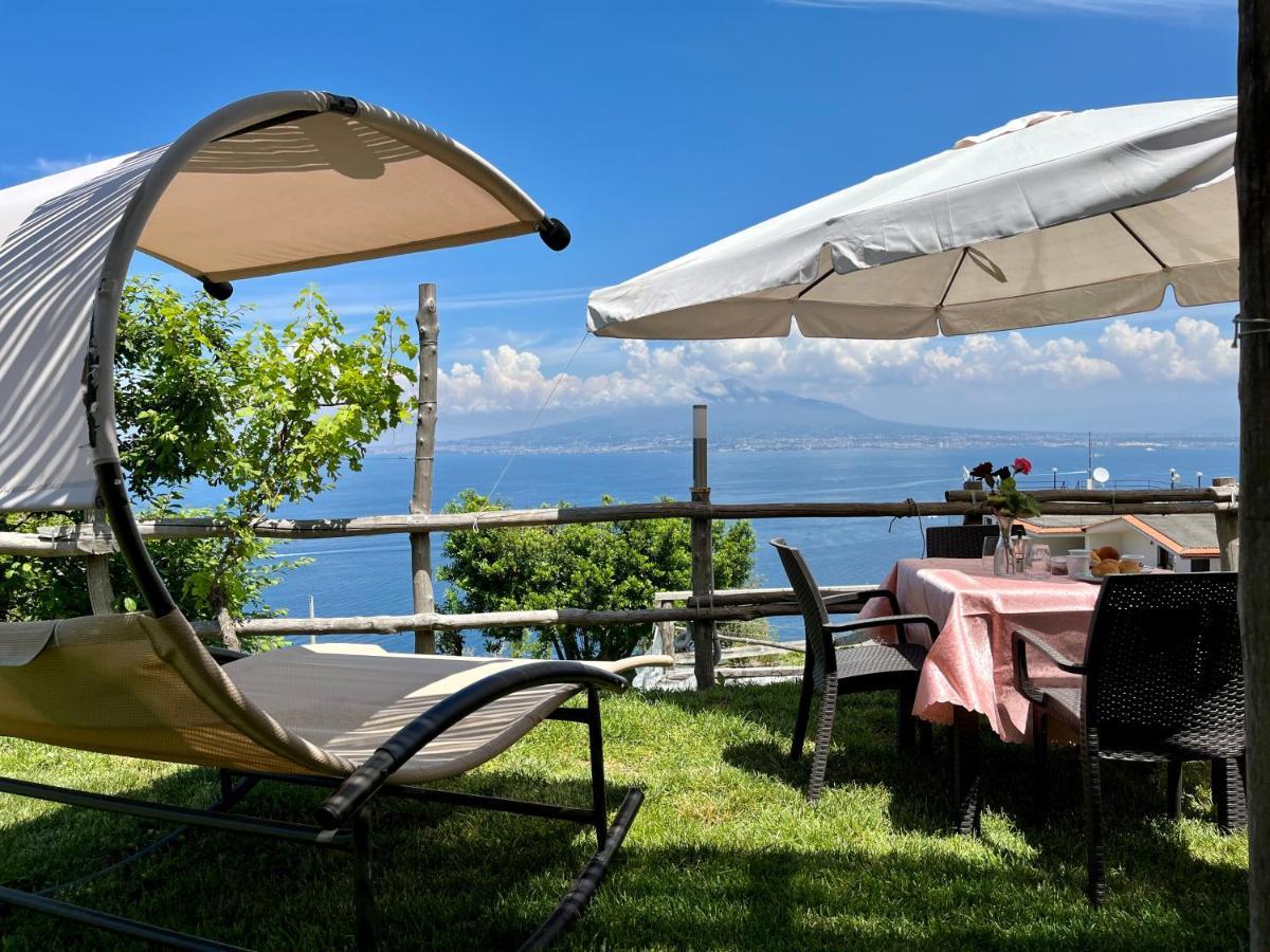 Vila La Badia Montechiaro - Breathtaking View Of Sorrento Coast Vico Equense Exteriér fotografie