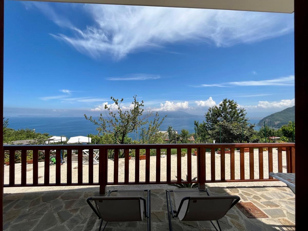 Vila La Badia Montechiaro - Breathtaking View Of Sorrento Coast Vico Equense Exteriér fotografie