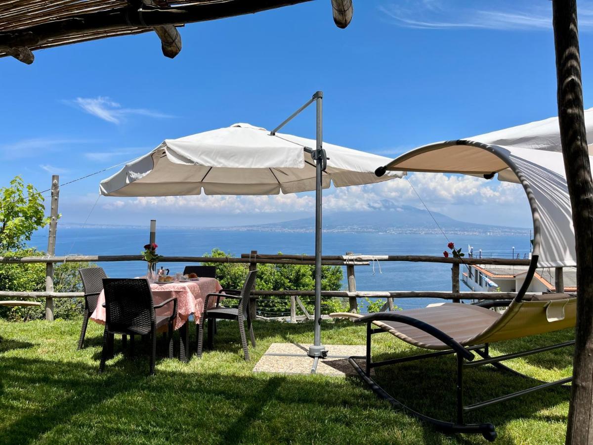 Vila La Badia Montechiaro - Breathtaking View Of Sorrento Coast Vico Equense Exteriér fotografie
