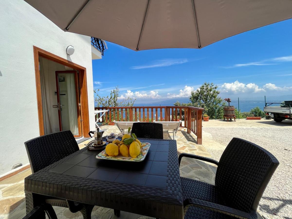 Vila La Badia Montechiaro - Breathtaking View Of Sorrento Coast Vico Equense Exteriér fotografie